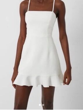 French Connection White Bridal Dress